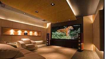 cine en casa inteligente domotica