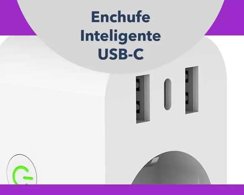 enchufe inteligente USB-C