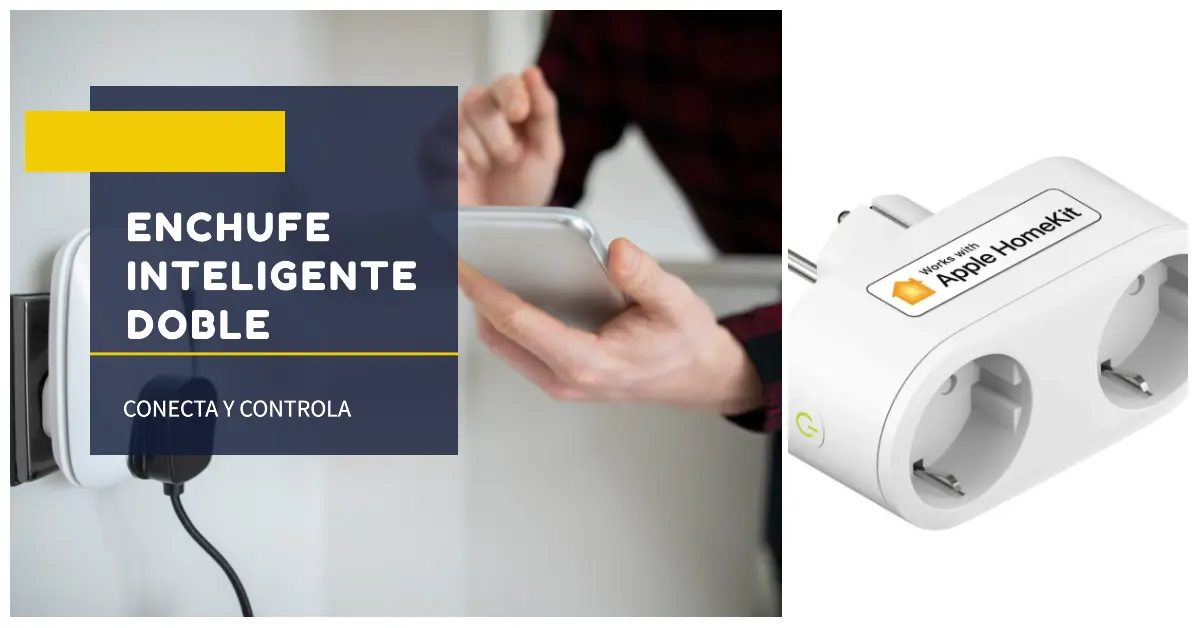 enchufe inteligente doble apple homekit